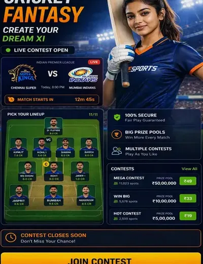 420 Matka (420 indian matka) fantasy cricket & matchday visual 3
