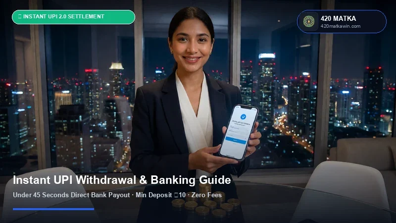 420 Matka Instant UPI Withdrawal & ₹10 INR Deposit Tutorial